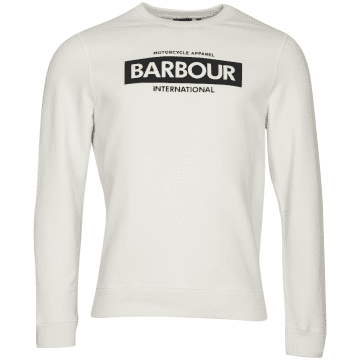 Barbour International Charge Sweatshirt Whisper White