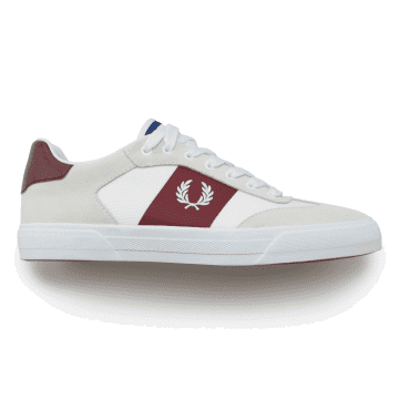 Fred Perry Clay Suede Sneaker White