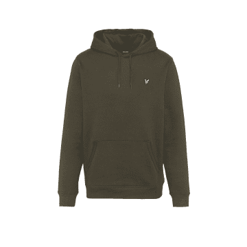 Lyle & Scott Pullover Hoodie Mid Olive In Green