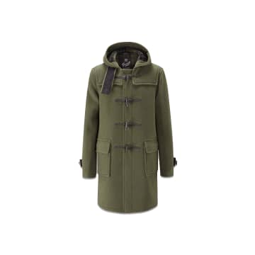 Gloverall Morris Duffle Coat Loden Check