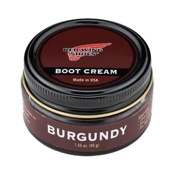 Red Wing Shoes Burgundy Boot Cream In Red