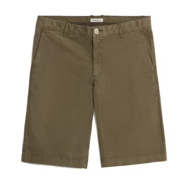 Woolrich Classic Cotton Shorts Army Olive In Green