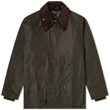 Barbour Classic Bedale Wax Jacket Olive In Green