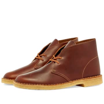 Clarks Originals Desert Boot Tan Leather In Neutrals