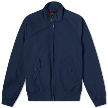 Shop Baracuta G9 Harrington Jacket Navy In Blue