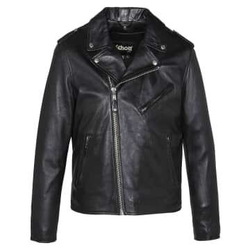 Schott Lc1140 Fitted Perfecto Jacket Icon Black