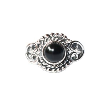 Urbiana Sterling Silver Ring With Gemstone In Blue