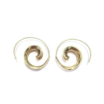 Urbiana Swivel Hoop Earrings In Metallic