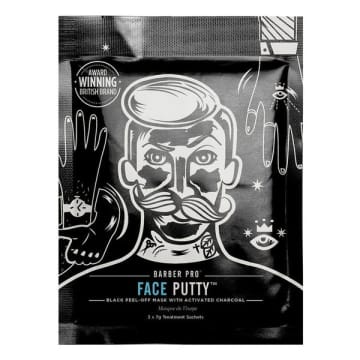 Barber Pro Face Putty Peel-off Mask With Activated Charcoal