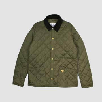 Barbour Beacon Starling Quilted Jacket In Green