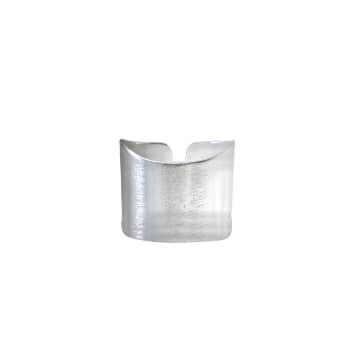 Hakel Silver Adjustable Smooth Ring In Metallic