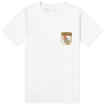 Maharishi Airborne Mike Force Crewneck T-shirt In White