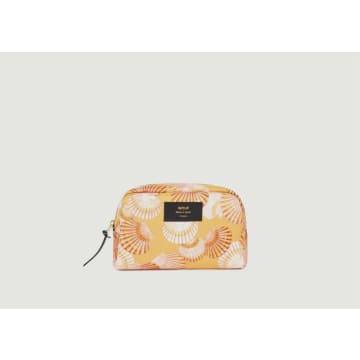Wouf Toilet Bag With Shells Pattern Coral In Pink