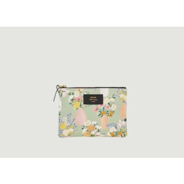 Wouf Large Clutch Bag With Flowers Aïda