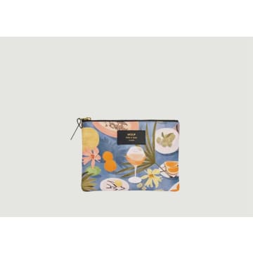 Wouf Large Clutch Bag With Fancy Pattern Cadaques