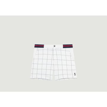Ron Dorff Tight-fitting Plaid Tennis Shorts