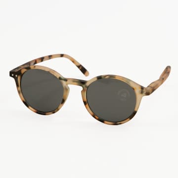 Izipizi #d The Iconic Round Style Sunglasses In Light Tortoise Brown