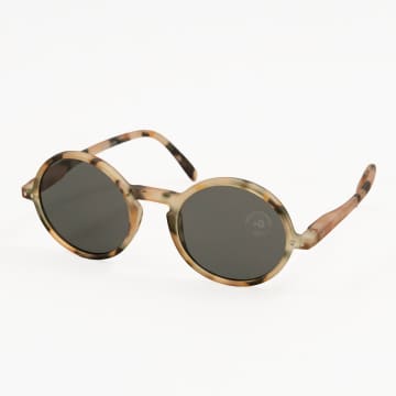 Izipizi #g The Round Style Sunglasses In Light Tortoise Brown