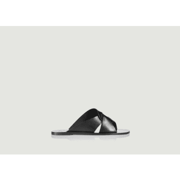 Atp Atelier Flat Leather Sandals Allai