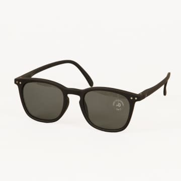Izipizi #e The Trapeze Square Style Sunglasses In Black