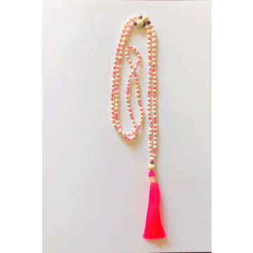 Tribe & Fable Pink Shell Beach Necklace