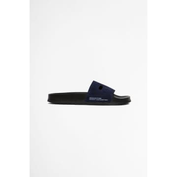 Reproduction Of Found German Military Sandal Navy Suede In Blue