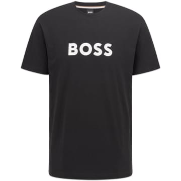 Shop Hugo Boss Rn T-shirt In Black
