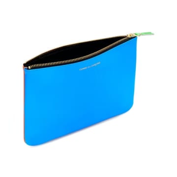 Comme Des Garçons Comme Des Garcons Sa5100sf Super Fluo Wallet Blue/orange