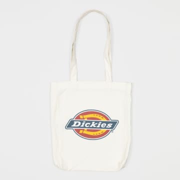 Dickies White Icon Logo Tote Bag