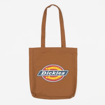 Dickies Brown Icon Logo Tote Bag