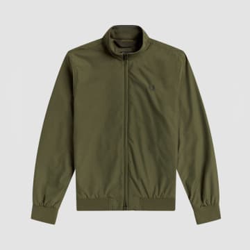 Fred Perry Brentham Jacket In Green