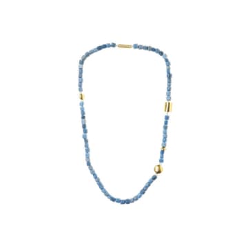 Just Trade River Necklace In Blue
