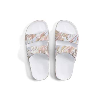 Freedom Moses Slippers Sonora White
