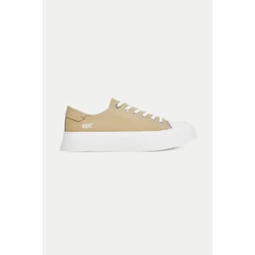 East Pacific Trade Beige Dive Canvas Trainer Womens In Neturals