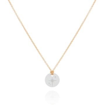 Épanoui North Star Necklace In Gold