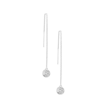 Épanoui Waterfall Earrings, Sterling Silver In Metallic