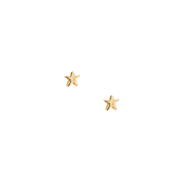 Épanoui Mini Star Studs In Metallic