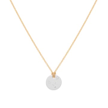Épanoui Pisces Constellation Necklace In Gold
