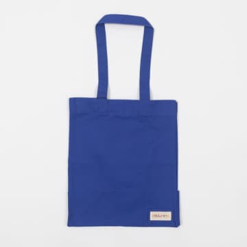 Uskees Blue Small Organic Cotton Tote Bag