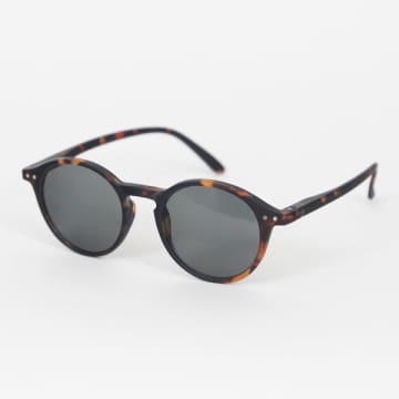 Izipizi #d The Iconic Round Style Sunglasses With Grey Lenses In Tortoise Brown