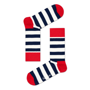 Happy Socks Stripe Multi Red Socks