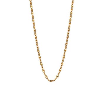 Juulry Gold Plated Tiger Link Necklace