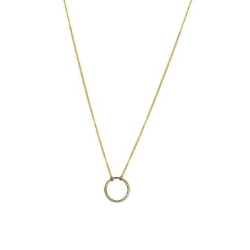 Juulry Gold Plated With Circle Necklace