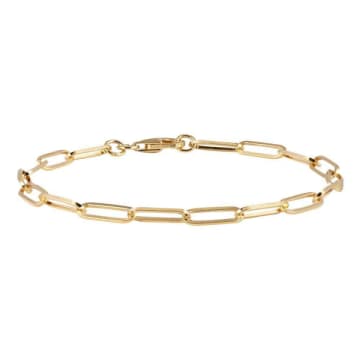 Juulry Gold Plated Long Link Bracelet