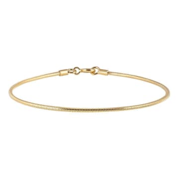 Juulry Gold Plated Round Link Bracelet