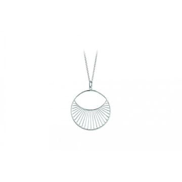 Pernille Corydon Daylight Necklace In Silver, Short In Metallic