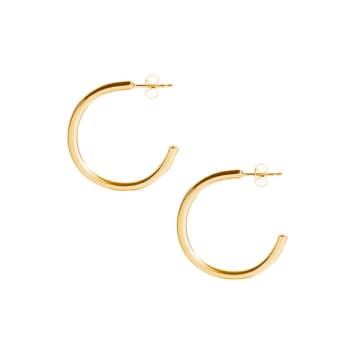 Renné Jewellery 18 Carat Gold Plated Soso Hoops