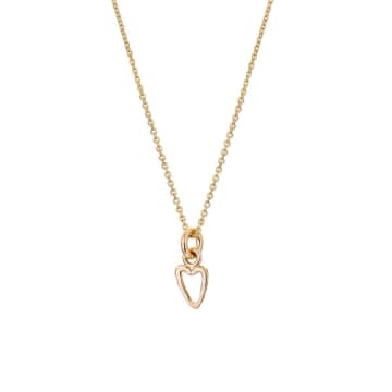 Renné Jewellery 9 Carat Trace Chain & Tiny Heart