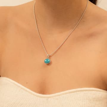 Renné Jewellery Turquoise Sweetie Charm In Blue