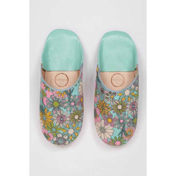 Bohemia Margot Floral Babouche Slippers